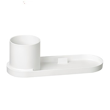 litem 里特 質感桌面收納盤 簡約配色 輕鬆融入居家生活 實用托盤 優質塑料  287 x 105 x 96mm  象牙白