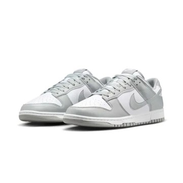 NIKE 休閒鞋 DUNK LOW RETRO 白灰 復古 男 HF5441-105