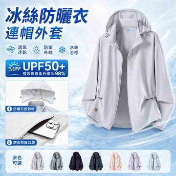 【台灣現貨】冰絲防曬衣 連帽外套 釣魚服 超輕薄 戶外皮膚衣 透氣速乾 防紫外線 冰絲涼感 薄款外套 夏季外套 防曬衣