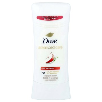 Dove, 專業護理，Go Fresh，止汗淨味劑，蘋果白茶，2.6 盎司（74 克）
