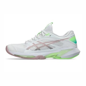 Asics 亞瑟士 Solution Speed FF 4 1042A307-100 女 網球鞋 澳網 白 粉紅 綠
