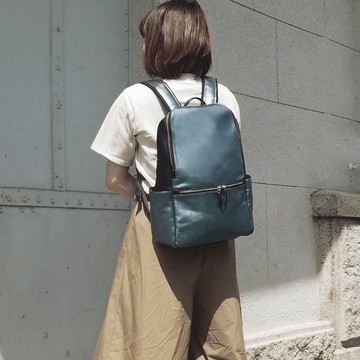 HATTORI服部 MF背包 銀藍色