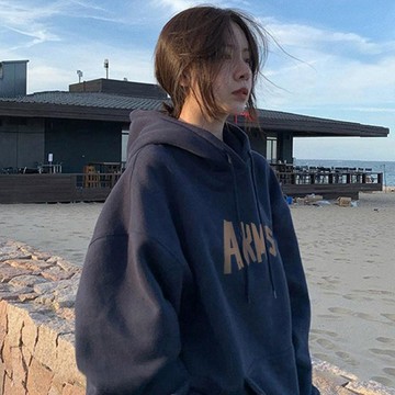 臺灣出貨 免運oversize韓版寬鬆帶帽衛衣女2026春秋薄款新款秋冬加絨連帽上衣0911