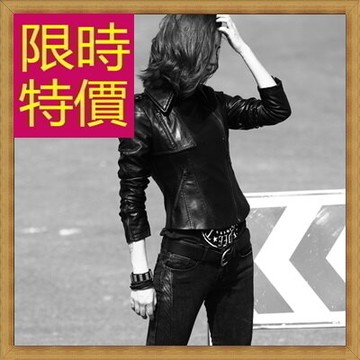 皮衣外套 機車夾克-時尚騎士風女外套61z56【獨家進口】【米蘭精品】