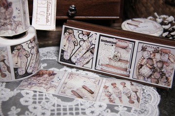 蕾絲系 PVC 白墨工藝 封口貼