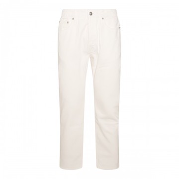 Palm Angels - White Cotton Jeans 31