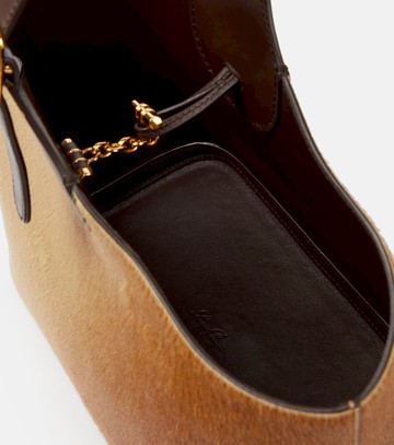 Loro Piana Bobbin calf hair bucket bag