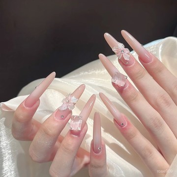 ✨Hannah✨美甲貼片貓眼純手工蝴蝶氣質穿戴可拆卸立體冰花美甲穿戴甲純手工穿戴甲 FSUV