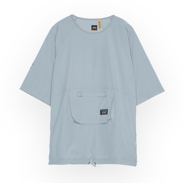 5th STREET｜山形｜中性｜收納吸排短袖T恤｜灰綠色