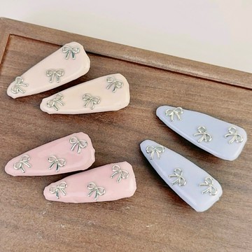 Sweet Air H38 日韓流行髮飾 氣質點綴蝴蝶結造型 百搭髮飾 髮夾 鴨嘴夾