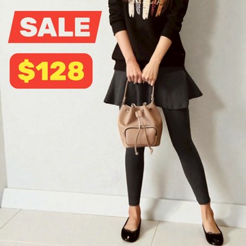 GOFO 長褲 MIT台灣製造 韓系穿搭 顯瘦百搭 韓系假兩件遮肉 彈性褲子 女生褲子 女裝褲裙 日系秋冬 秋季服飾