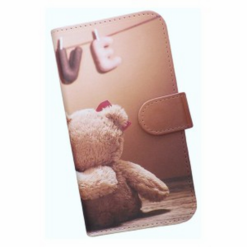 Xperia 8 Sov42 902so スマホケース 手帳型 プリントケース クマ ぬいぐるみ ペア ハート かわいい Smt 463 通販 Lineポイント最大1 0 Get Lineショッピング