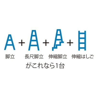 代引き不可 ハセガワ長谷川工業 Hasegawa 多機能脚立 LGヴェロシティ