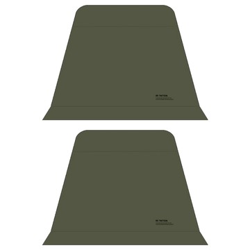 ShineTrip 山趣 ST-05系列 自動穹頂天幕拉鍊圍布2片裝 A502-T01  風隱綠  250 x 180cm