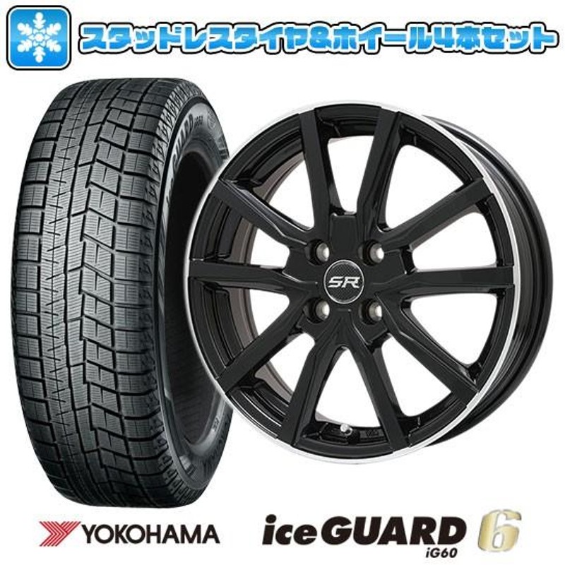 175/60R16 スタッドレスタイヤ ホイール4本セット クロスビー/イグニス用 YOKOHAMA アイスガード シックスIG60 BRANDLE  N52B 16インチ | LINEショッピング