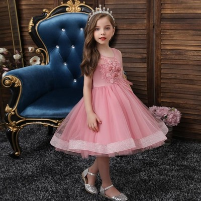 新品 タグ付き シモネッタ 3歳 100 ドレス ピンク 花柄 ワンピース