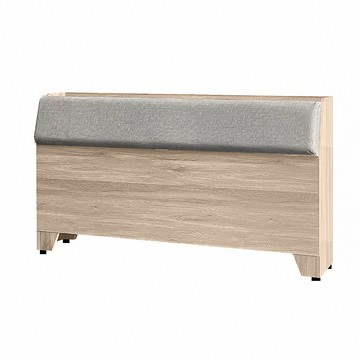 ASSARI-宮本皮墊收納插座床頭箱(單大3.5尺)梧桐