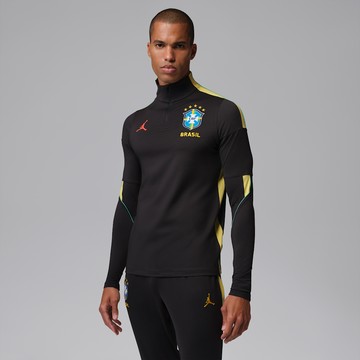 Brazil Strike Men's Jordan Dri-FIT Football Knit Drill Top