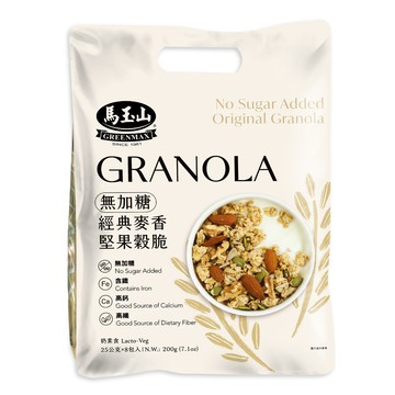 馬玉山-無加糖經典麥香堅果穀脆(8入)