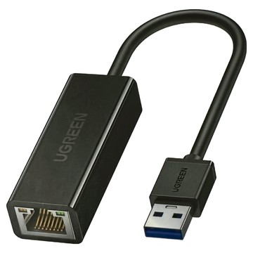 UGREEN 綠聯 USB3.0 GigaLan網路卡 黑色  CR102  1個