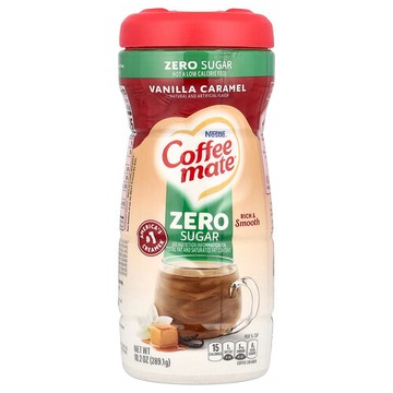 Coffee Mate, 粉末咖啡奶精，無糖，香草焦糖味，10.2 盎司（289.1 克）
