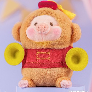 【Toyzeroplus】罐頭豬LuLu 繽紛樂園 - 淘氣猴子Lu毛絨掛件