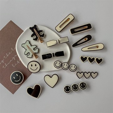 平價衣著 附發票 復古壓克力劉海髮夾 鴨嘴邊夾 劉海夾 邊夾 抓夾 壓克力劉海髮夾 鏟子夾 髮飾 小香風髮夾 bb夾夾