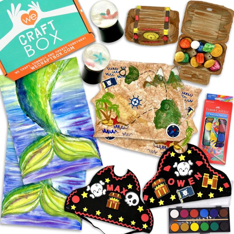 We Craft Box Monthly Subscription Box for Kids Ages 48 New