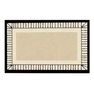 AFAMIC 艾法 橡膠珪藻土防滑軟地墊  60 x 40cm  卡其色 + 黑色  1個