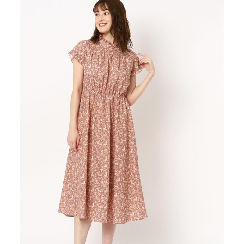 ⑧  LAURA ASHLEY  シルクロングドレス ワンピース  11号パーティ