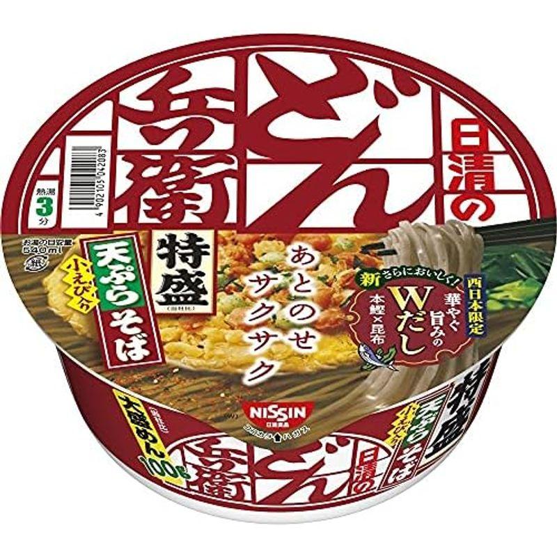 日清食品 どん兵衛 天ぷらそばミニ 西 46g×12個