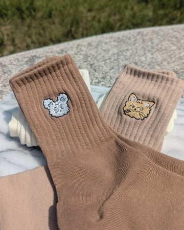 仨仨x玖玖刺繡襪