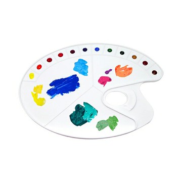 W.I.P 藝術家調色盤(雙面) /個 NC088【APP滿額下單10%點數(單一帳號最高5000點)】1/31止