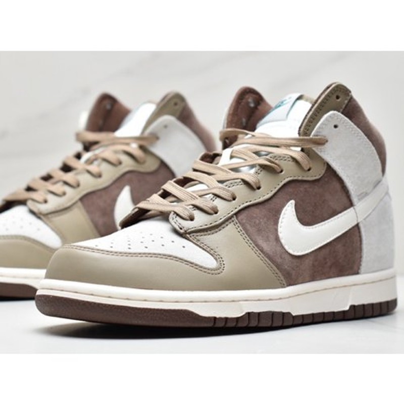 28.5cm DH5348-100 NIKE DUNK HIGH RETRO PRM Light Chocolate ナイキ ダンク ハイ レトロ ライト  チョコレート | LINEショッピング