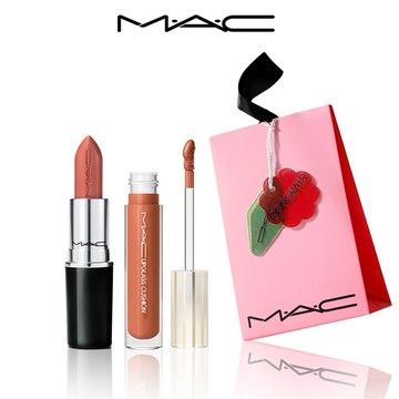 【MAC】水潤唇彩組✨超水感持色水唇膏/超透亮冰晶氣墊唇油 任選色2入組 |送給女生 | 超水感  |送禮首選