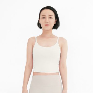 【Mukasa】LISSOM 細肩U領小背心 - MUK-25007