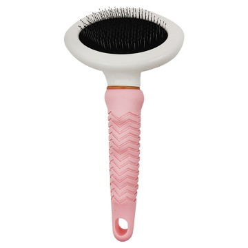 毛教獸 圓針梳-S 寵物毛髮梳  粉色  1支