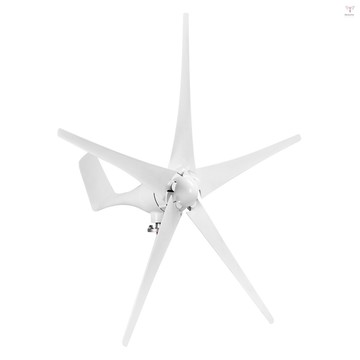 24v 800W 風力發電機帶充電器控制器 5 葉片 S 型小型風力渦輪發電機套件用於家庭公路船的透明能量風車