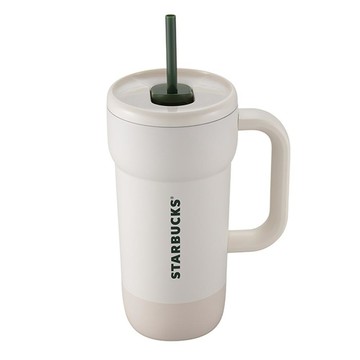 STARBUCKS 20OZ品牌不鏽鋼把手TOGO冷水杯