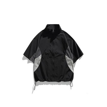 [冰涼薄款 ]夏季新款戶外冰涼薄款上衣男女同款運動速干短袖襯衫