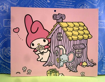 【震撼精品百貨】My Melody 美樂蒂 卡片 小木屋 震撼日式精品百貨