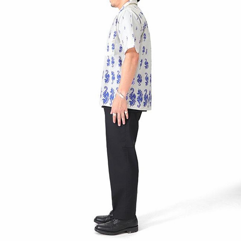 ANATOMICA タツノオトシゴ アロハシャツ アナトミカ 半袖 ANATOMICA アナトミカ タツノオトシゴ ハワイアンシャツ 530-541