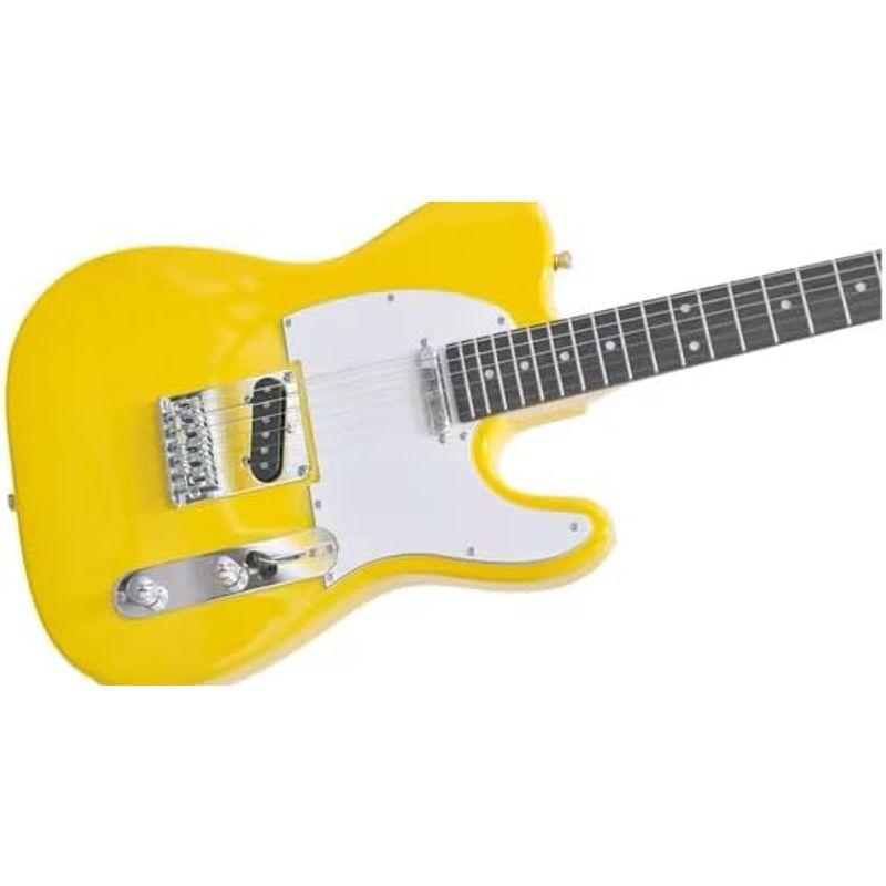 楽器・音響機器 国内正規品 PLAYTECH プレイテック エレキギター TL250 Rose Yellow