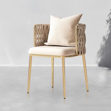 網紅化妝椅椅設計師休閑餐椅現代簡約凳子女生臥室家用梳妝臺椅子J-25公司貨