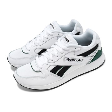 Reebok 休閒鞋 GL1000 男鞋 女鞋 白 黑 皮革 拼接 緩衝 復古 情侶鞋 100074215