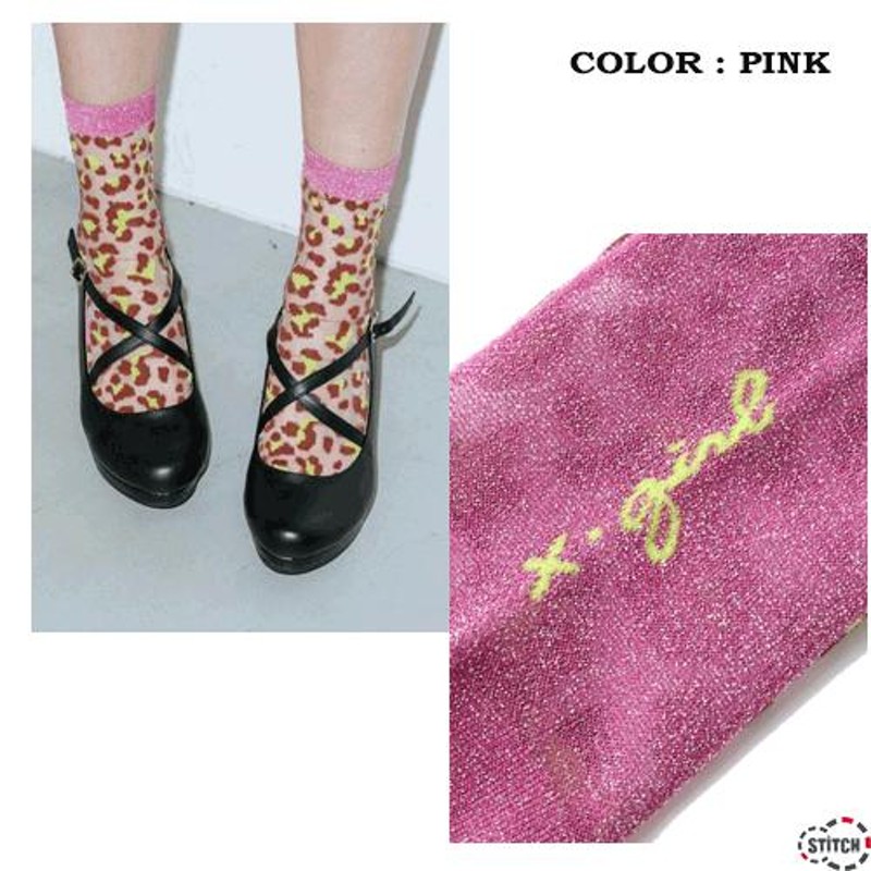 エックスガール ソックス 靴下 X-girl LEOPARD SHEER SOCKS 05193028 レオパードシアーソックス レディース XGIRL正規販売店  新品 | LINEブランドカタログ