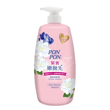 澎澎香浴乳緊嫩拋光800g雲朵白茉莉
