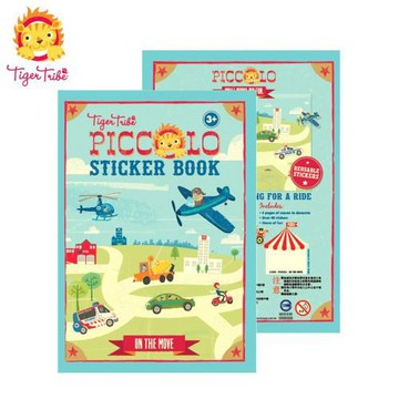 【BabyTiger虎兒寶】TIGER TRIBE 遊戲貼紙口袋書 - 交通工具