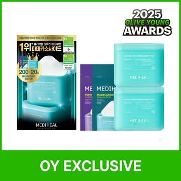 ★2025 Awards★ MEDIHEAL Madecassoside Blemish Pad Limited Set (+Refill 100P+Madecassoside Pad 10P+PDRN Pad 10P)
