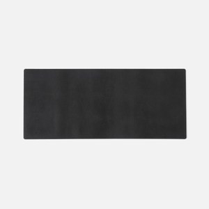 伊登PU廚房踏墊50x115cm 皮革紋黑